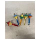 (5) bubble light vintage Christmas