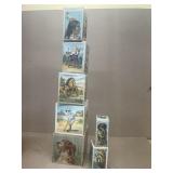 Nesting  box vintage with animals, kids, etc.