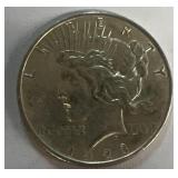 1923 PEACE silver dollar