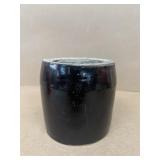 Stoneware Jar w/ Tin Lid