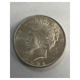 1922 peace silver dollar