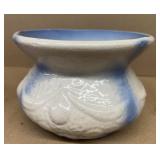 Blue & White Spitton, Stoneware