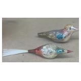 Bird Christmas ornaments