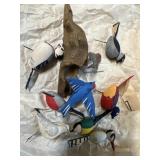 Wooden birds