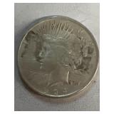 1924 PEACE silver dollar