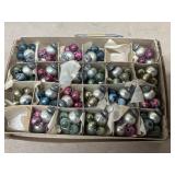 Miniature Christmas ornaments mercury