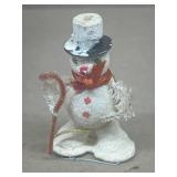 Snowman Christmas ornament vintage