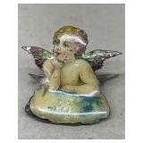 1800s Angel candle clip vintage Christmas