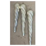 Christmas icicle ornaments