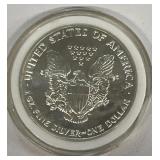 1990 one oz silver eagle