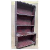 Miniature wooden shelf