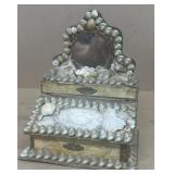 Victorian Shell Art Jewelry box