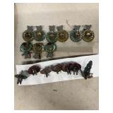 1800s German candle Christmas clips