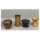 Wooden turned vintage