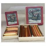 Christmas candles vintage with original boxes,