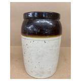 Brown Band Crock Jar