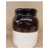 Brown Band Crock Jar