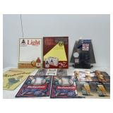 Beer advertising signs cardboard