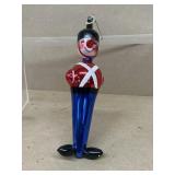 Soldier glass Christmas ornament