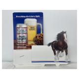 Bud Light cardboard, advertising sign