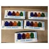 Cool, bright Christmas bulbs