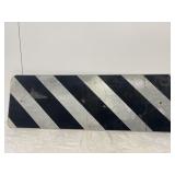 Black and white highway sign