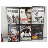 6 PS2 Play Station 2 Games