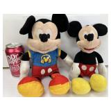 Disne Plush Mickey Mouse x2