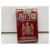 1960s No-Duty Pall Mall Cigarettes