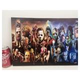 Monste Mash Movie Art Approx.17x12