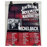 Jim Beam 2002 Nickelback Tour Poster Approx.18x24