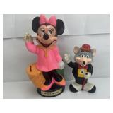 Minnie Mouse and Chuck E Cheese Banks