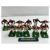 Tudor Electric Football NFL Figures Broncos 1970s