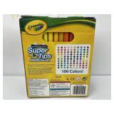 100 Crayola Super-Tip Markers