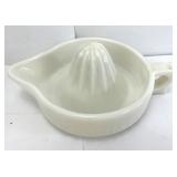 Sunkist Milk Glass Juicer