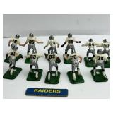 Tudor Electric Football NFL Figures Raiders 1970s