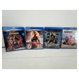 4 Sealed Blue-Ray DVD Movies