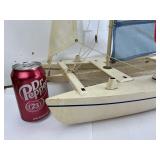 Old Wood Sailboat-Needs Cleaned Up