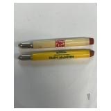 Hagerstown, Indiana advertising bullet pencils