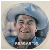 1980 Ronald Reagan, political button