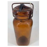 THE DANDY Amber Quart Jar