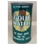 Gold water, advertising political drink can