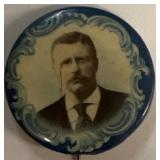 Teddy Roosevelt button, ORIGINAL