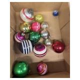 Vintage glass ornaments