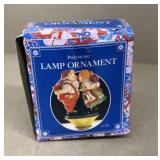 Lamp Christmas ornament 3 1/2 inches