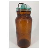 THE DANDY Amber Quart Jar