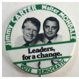 Jimmy Carter and Walter Mondale political button
