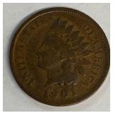 1901 Indian head penny