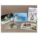 New Yearï¿½s postcards