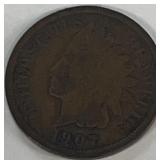 1907 Indian head Penny